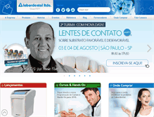 Tablet Screenshot of labordental.com.br